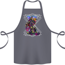 An Astronaut Playing a Guitar Guitarist Cotton Apron 100% Organic Steel