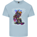 An Astronaut Playing a Guitar Guitarist Kids T-Shirt Childrens Light Blue