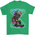 An Astronaut Playing a Guitar Guitarist Mens T-Shirt Cotton Gildan Irish Green