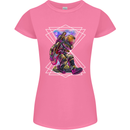 An Astronaut Playing a Guitar Guitarist Womens Petite Cut T-Shirt Azalea