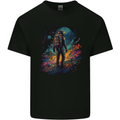 An Astronaut on an Alien Planet Spaceman Kids T-Shirt Childrens Black