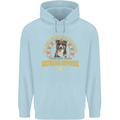 An Australian Shepherd Dog Childrens Kids Hoodie Light Blue