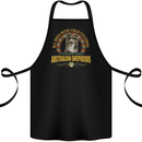 An Australian Shepherd Dog Cotton Apron 100% Organic Black