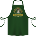 An Australian Shepherd Dog Cotton Apron 100% Organic Forest Green