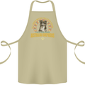 An Australian Shepherd Dog Cotton Apron 100% Organic Khaki