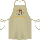 An Australian Shepherd Dog Cotton Apron 100% Organic Khaki