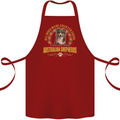 An Australian Shepherd Dog Cotton Apron 100% Organic Maroon