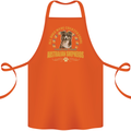 An Australian Shepherd Dog Cotton Apron 100% Organic Orange