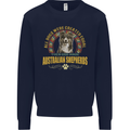 An Australian Shepherd Dog Kids Sweatshirt Jumper Navy Blue