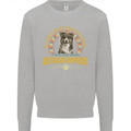 An Australian Shepherd Dog Kids Sweatshirt Jumper Sports Grey