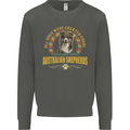 An Australian Shepherd Dog Kids Sweatshirt Jumper Storm Grey