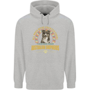An Australian Shepherd Dog Mens 80% Cotton Hoodie Sports Grey