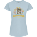 An Australian Shepherd Dog Womens Petite Cut T-Shirt Light Blue