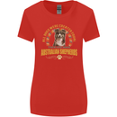 An Australian Shepherd Dog Womens Wider Cut T-Shirt Red
