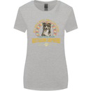 An Australian Shepherd Dog Womens Wider Cut T-Shirt Sports Grey