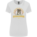 An Australian Shepherd Dog Womens Wider Cut T-Shirt White