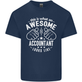 An Awesome Accountant Looks Like Mens Cotton T-Shirt Tee Top Navy Blue