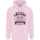 An Awesome Archer Looks Like Archery Childrens Kids Hoodie Light Pink