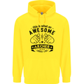 An Awesome Archer Looks Like Archery Childrens Kids Hoodie Yellow