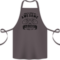 An Awesome Archer Looks Like Archery Cotton Apron 100% Organic Dark Grey