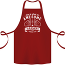 An Awesome Archer Looks Like Archery Cotton Apron 100% Organic Maroon