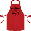 An Awesome Archer Looks Like Archery Cotton Apron 100% Organic Red