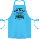 An Awesome Archer Looks Like Archery Cotton Apron 100% Organic Turquoise