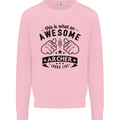 An Awesome Archer Looks Like Archery Kids Sweatshirt Jumper Light Pink