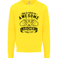 An Awesome Archer Looks Like Archery Kids Sweatshirt Jumper Yellow