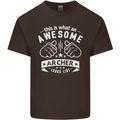 An Awesome Archer Looks Like Archery Kids T-Shirt Childrens Chocolate