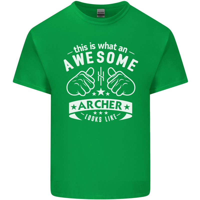 An Awesome Archer Looks Like Archery Kids T-Shirt Childrens Irish Green