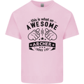 An Awesome Archer Looks Like Archery Kids T-Shirt Childrens Light Pink