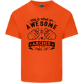 An Awesome Archer Looks Like Archery Kids T-Shirt Childrens Orange