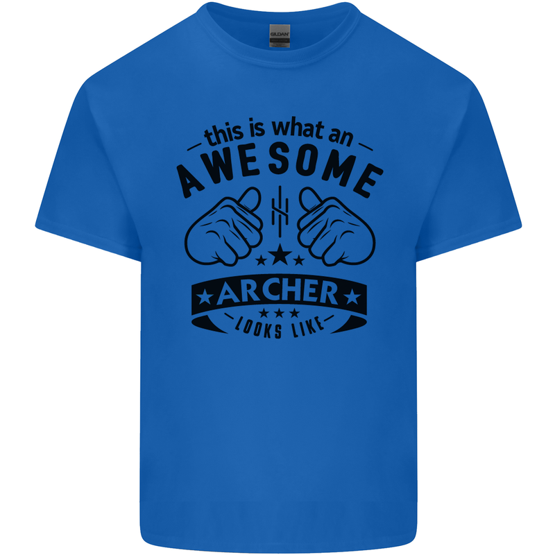 An Awesome Archer Looks Like Archery Kids T-Shirt Childrens Royal Blue