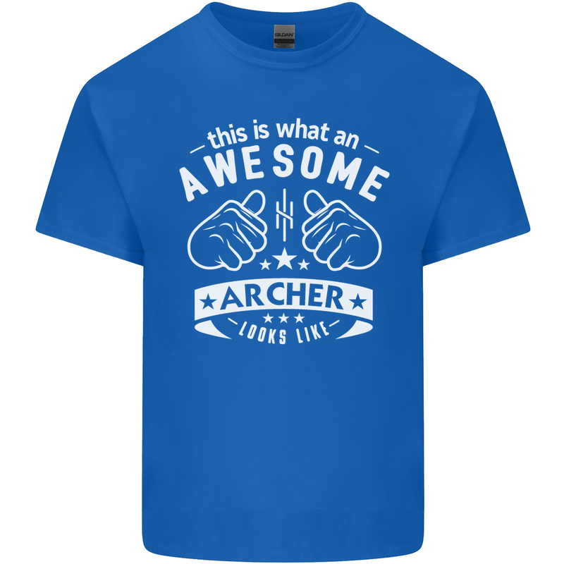 An Awesome Archer Looks Like Archery Kids T-Shirt Childrens Royal Blue