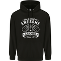 An Awesome Archer Looks Like Archery Mens 80% Cotton Hoodie Black
