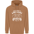 An Awesome Archer Looks Like Archery Mens 80% Cotton Hoodie Caramel Latte