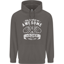 An Awesome Archer Looks Like Archery Mens 80% Cotton Hoodie Charcoal