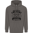 An Awesome Archer Looks Like Archery Mens 80% Cotton Hoodie Charcoal