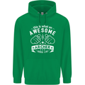 An Awesome Archer Looks Like Archery Mens 80% Cotton Hoodie Irish Green