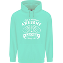 An Awesome Archer Looks Like Archery Mens 80% Cotton Hoodie Peppermint