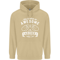 An Awesome Archer Looks Like Archery Mens 80% Cotton Hoodie Sand