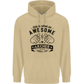 An Awesome Archer Looks Like Archery Mens 80% Cotton Hoodie Sand