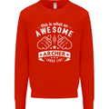 An Awesome Archer Looks Like Archery Mens Sweatshirt Jumper Bright Red