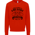An Awesome Archer Looks Like Archery Mens Sweatshirt Jumper Bright Red