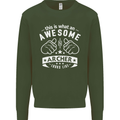 An Awesome Archer Looks Like Archery Mens Sweatshirt Jumper Forest Green