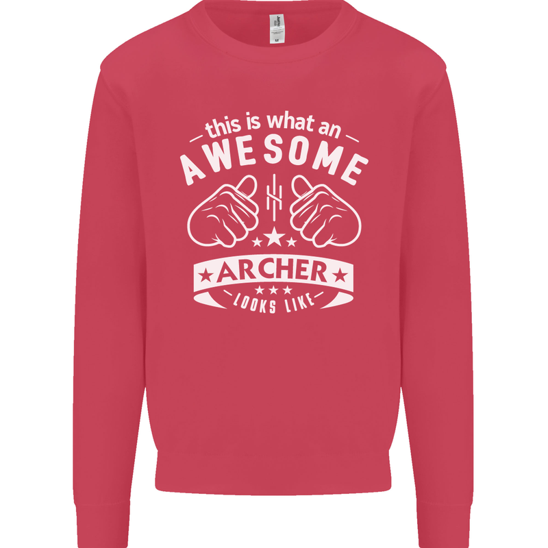 An Awesome Archer Looks Like Archery Mens Sweatshirt Jumper Heliconia