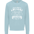 An Awesome Archer Looks Like Archery Mens Sweatshirt Jumper Light Blue