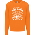 An Awesome Archer Looks Like Archery Mens Sweatshirt Jumper Orange