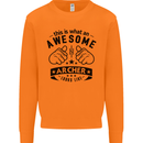 An Awesome Archer Looks Like Archery Mens Sweatshirt Jumper Orange